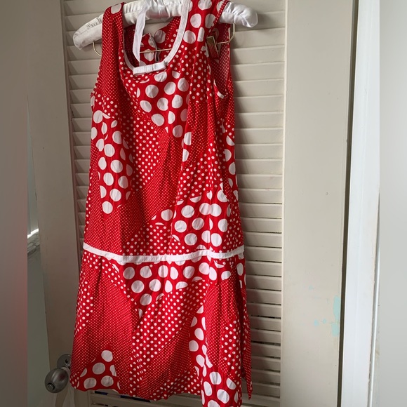 Retro Red Polka Dot Dress - Picture 1 of 3